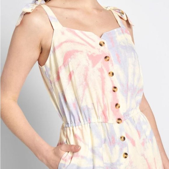 Modcloth Every Waking Momentum Tie Dye Jumpsuit - Picture 4 of 4